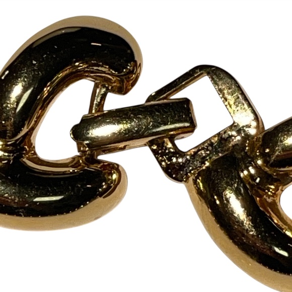 Napier Vintage Gold-Tone Chunky Chain Link Necklace Signed - Picture 4 of 9